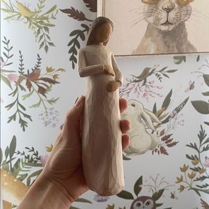 Willow Tree hand painted sculpted mother pregnant